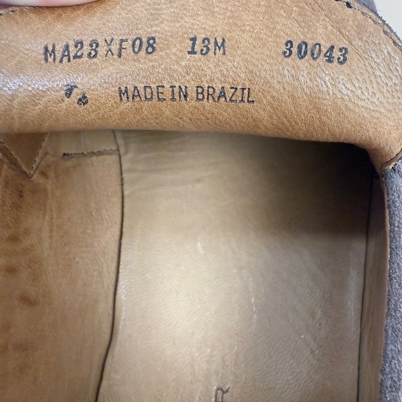 Peter Millar Size 13M Brown Suede Venetian Loafers Driving‎ Moccasin Shoes - Picture 5 of 6